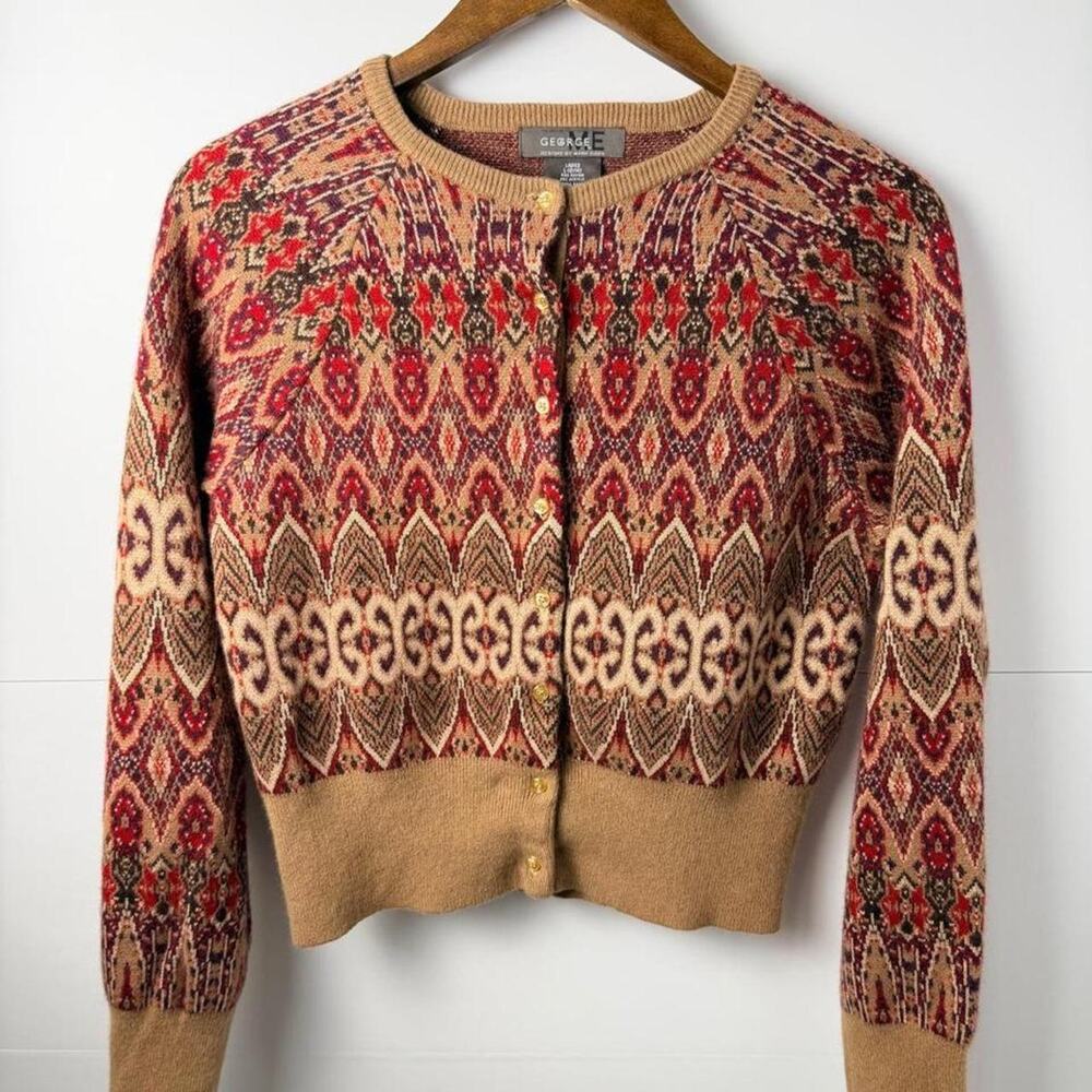 George e patterned cardigan pre owned